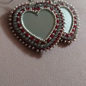 Heart shaped earrings "Valentine's day"